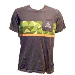 Howler Bros X Chaco Mens Short Sleeve Graphic Pocket T-Shirt Size Medium Grey